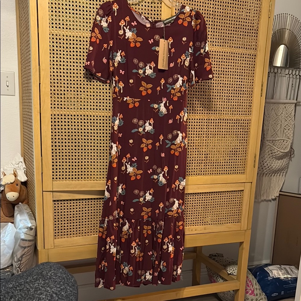 NWT Princess Highway wonderland bunny Midi dress 6